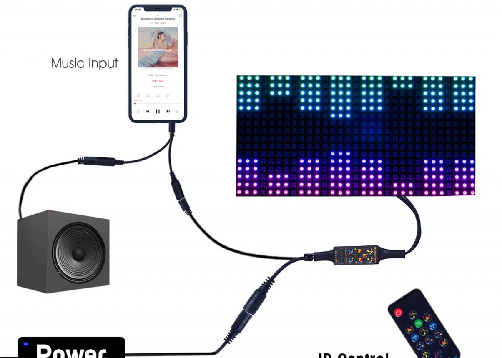 CSY007 LED Music Controller